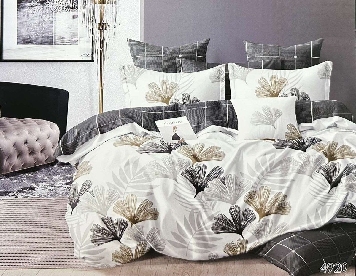 Komplet pościeli 3D 100% satyna - bawełna _ 3 Częściowy  Rozmiar : 200/220cm 2224482