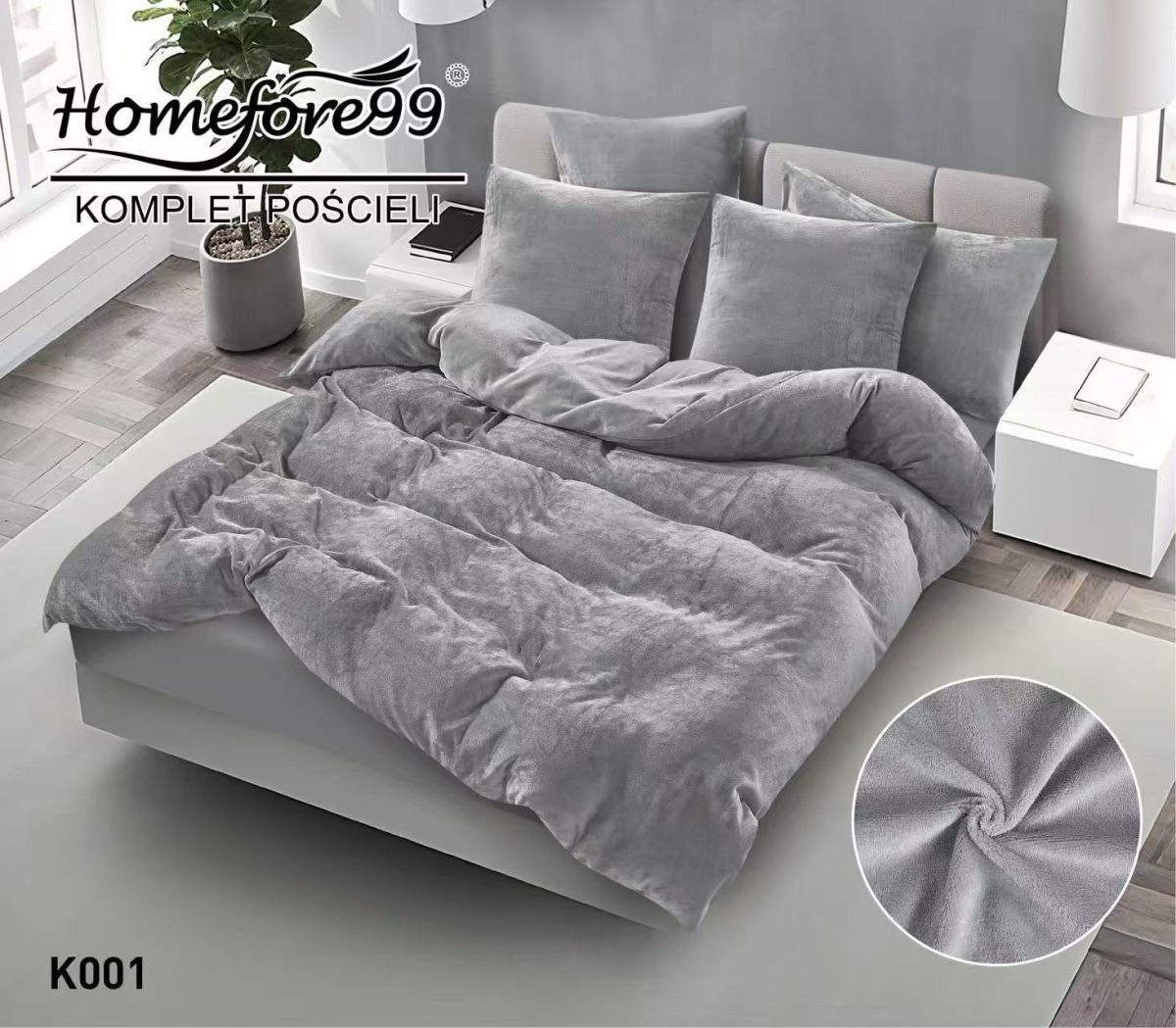 Komplet pościeli Mis _ 3 Częściowy  Rozmiar : 200/220cm 1800281