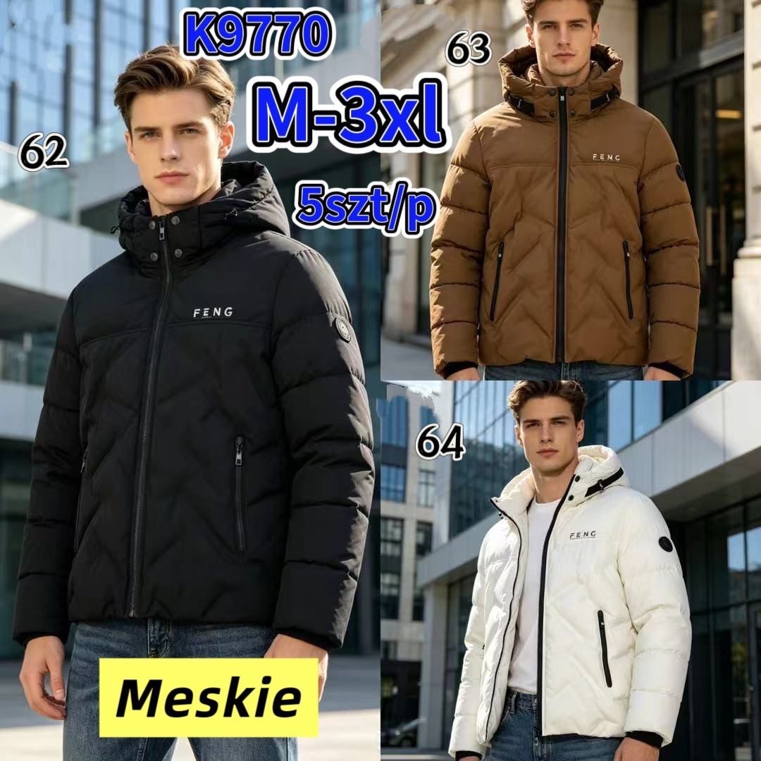 Kurtki MĘSKA_ Size m-3xl_ paczka 5szt_1kolor 6124404