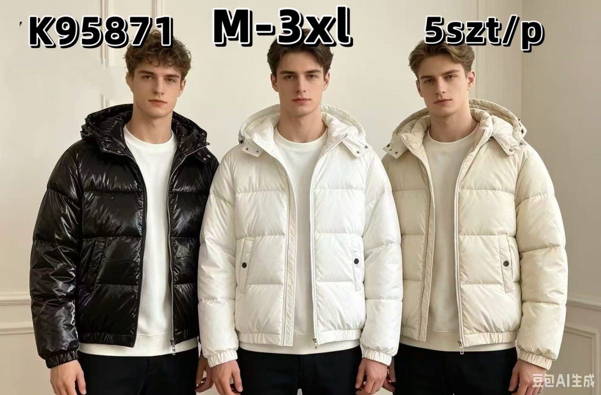 Kurtki MĘSKA_ Size m-3xl_ paczka 5szt_1kolor 6124514