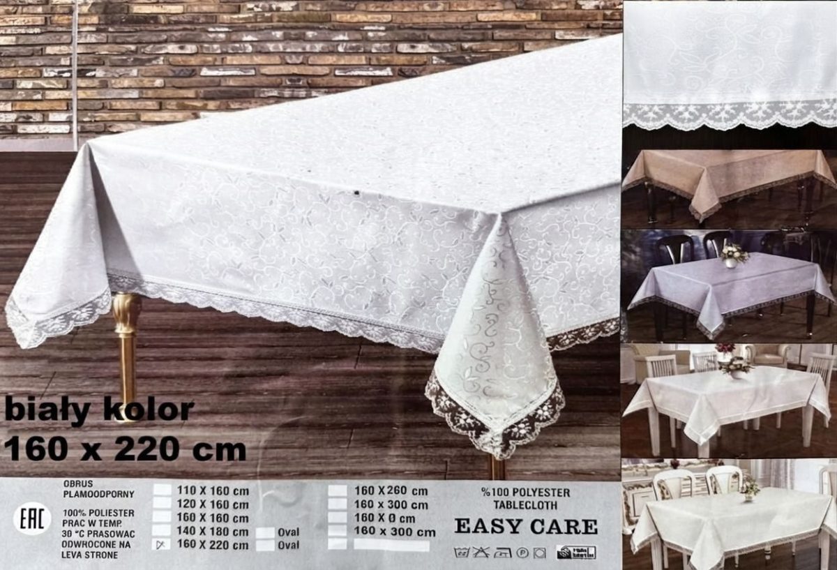Obrusy_size 160-220_paczka 10 szt_mixkolor 7224109