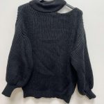Włoski Damski Sweter Paczka 4 szt_1 kolor_Uni czarny 2770948
