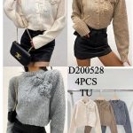 Swetry DAMSKA _ size uni_ paczka 6szt_mix kolor 2818116