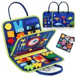 Tablica Manipulacyjna Sensoryczna dla Dzieci Miękka Edukacyjna Montessori