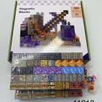 Klocki Magnetyczne Minecraft 200 Klocków + 2 Figurka 1773976