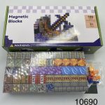 Klocki Magnetyczne Minecraft 100 Klocków + 1 Figurka 1773983