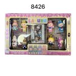 Figurki Labubu gumowe 8 szt +8 kart 5959312