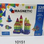 120EL KLOCKI MAGNETYCZNE PANELE KONSTRUKCYJNE 3D EDUKACYJNE DUŻE SILNE MAGNESY