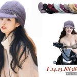 Czapki Damskie_ paczka 12szt_ mix kolor 4698776