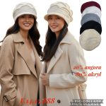 Czapki Damskie_ paczka 12szt_ mix kolor