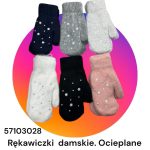 Rękawiczki Damskie_ paczka 12par_mix kolor 7671205