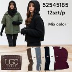 Czapki Damskie_ paczka 12szt_ mix kolor 9732168