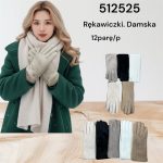 Rękawiszki Damskie_ paczka 12par_mix kolor 9732400