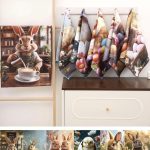 Ścierki z mikrofibra  „” Wielkanoc”” Rozmiar : 40/60 _Paczka : 24szt / mix kolor 9733407