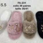 Buty Kapcie DAMSKIE (36-41_36par) 2500683
