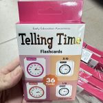 Zabawka Telling Timen Flashcards 36 Cards