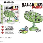GRA BALANSUJĄCE PANDY ZABAWA RODZINNA DRZEWKO PANDA PREZENT DLA DZIECKA 2540184