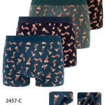 Bokserki męskie (M-3XL) 2457-C
