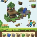 KLOCKI MAGNETYCZNE BLOKI MINECRAFT 216 SZT.