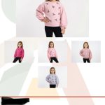 Bluzy DZIECIĘCA SIZE 1-6 lat_ paczka 5szt _1 kolor 8901968