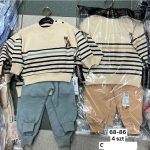 Komplety DZIECIĘCA SIZE 68-86_ paczka 4szt _1 kolor
