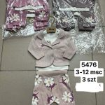 Komplety DZIECIĘCA SIZE 3-12 m_ paczka 3szt _1 kolor 3639219