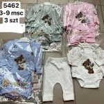 Komplety DZIECIĘCA SIZE 3-9 m_ paczka 3szt _1 kolor 3639220