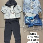 Komplety DZIECIĘCA SIZE 3-18 m_ paczka 4szt _1 kolor 3639222