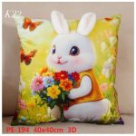 POSZEWKA welurowa 3D Rozmiar: 40x40cm _ paczka 12 szt_MIX kolor 6774248