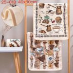 Ścierki w mikrofibra Rozmiar : 40/60cm_Paczka : 20szt / mix wżoru 1028423