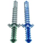 MIECZ DIAMENTOWY MINECRAFT ŚWIETLNY PIXEL ŚWIATŁO DŹWIĘK LED 2319845