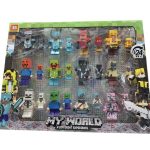 ZESTAW Figurki Minecraft 24PCS DUZO MALY 2319964