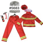 Strój strażaka rozmiar SML 2324202