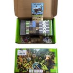 128EL KLOCKI MAGNETYCZNE BLOKI MINECRAFT DUŻY ZESTAW DLA DZIECI 2324398