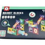 Klocki magnetyczne konstrukcyjne domek autko 40 elementów 2324427