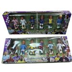 ZESTAW FIGURKI 6PCS PIŁKARSKI Z PIŁKARZAMI K ZAWIESZKA PIŁKA NOŻNA 2324748