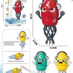 INTERAKTYWNA TAŃCZĄCA ZABAWKA OŚMIORNICA DLA DZIECI ŚWIECĄCA SQUID RUCHOMA 2324835