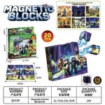 KLOCKI MAGNETYCZNE BLOKI MINECRAFT 20PCS 2324954