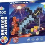 KLOCKI MAGNETYCZNE BLOKI MINECRAFT ZESTAW 100el 5486255