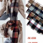 Szaliki Damskie_ paczka 12szt_ mix kolor 5697434