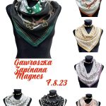 Szaliki Damskie_ paczka 12szt_ mix kolor 5697443