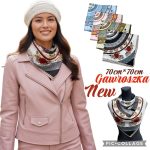 Szaliki Damskie_ paczka 12szt_ mix kolor 5697446