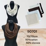 Szaliki Damskie_ paczka 12szt_ mix kolor 5697522