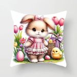 Poszewki na poduszki „” wielkanocne ” Rozmiar : 40/40cm_Paczka : 10szt 3619021