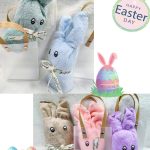 Ścierki w mikrofibra „” wielkanocne 🐰🐰🐰” Rozmiar : 35/75cm_Paczka : 5szt / mix kolor 3154068