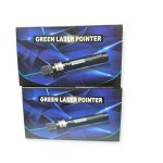 MOCNY WSKAŹNIK LASEROWY LASER POINTER ZIELONY AKU + ŁADOWARKA I NAKŁADKA 2299760