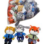 25CM Maskotek ZOOTOPIA Judy Hopps Policjantka Zwierzogród MIX 2299781