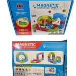 Magnetyczny Zestaw Torów Kolejowych DIY – 89 Elementy_ Interaktywne Klocki do Budowy Pociągu 9911867
