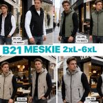 Kamizelki MĘSKA _ Size 2-6xl paczka 5szt _1kolor 1005993