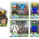MINECRAFT RUCHOMA FIGURKA SZKIELETOR + AKCESORIA 8812745